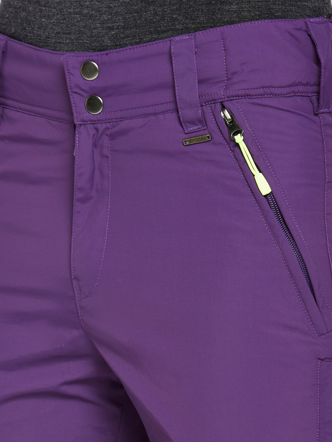 Purple Waterproof Ski Pant | Men